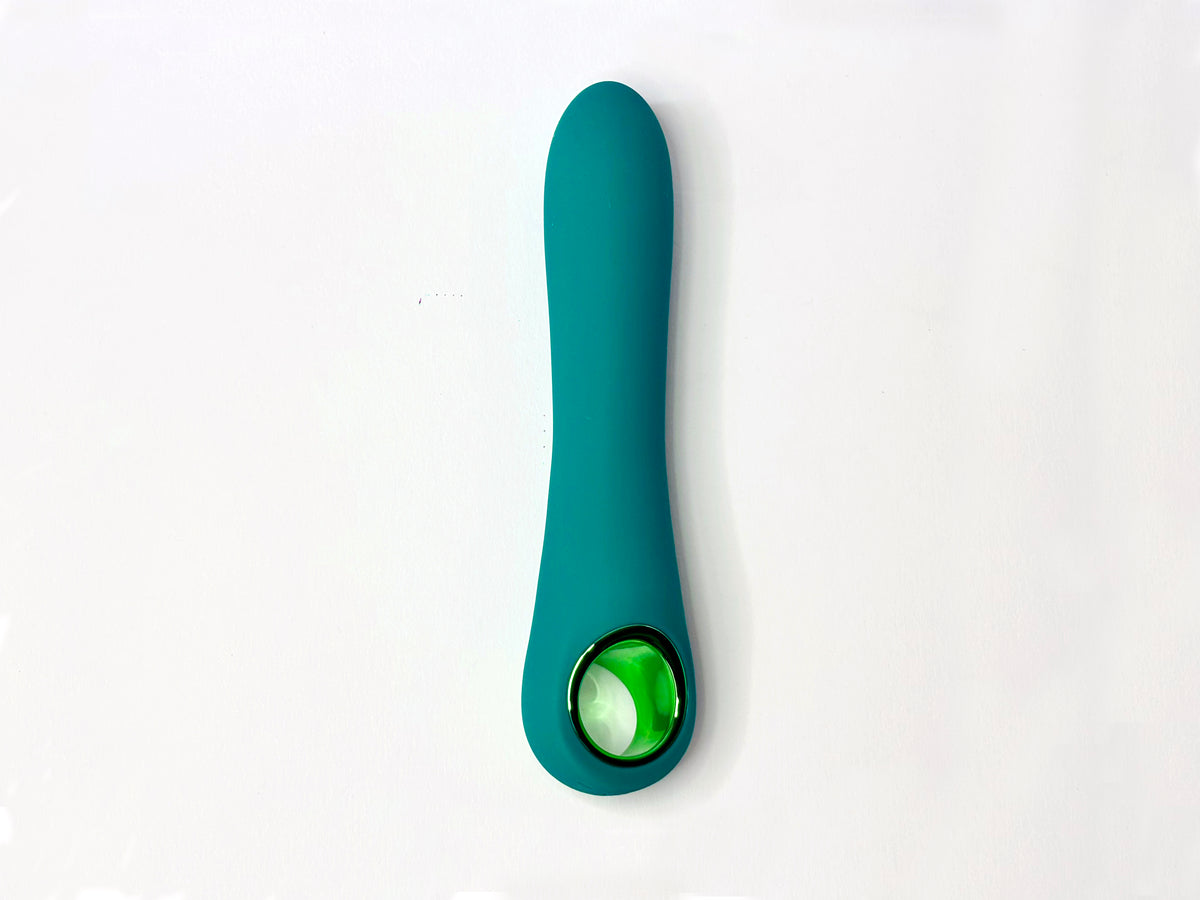 Vibrator – Emerald Pulse – Vibrierender Silikonstab
