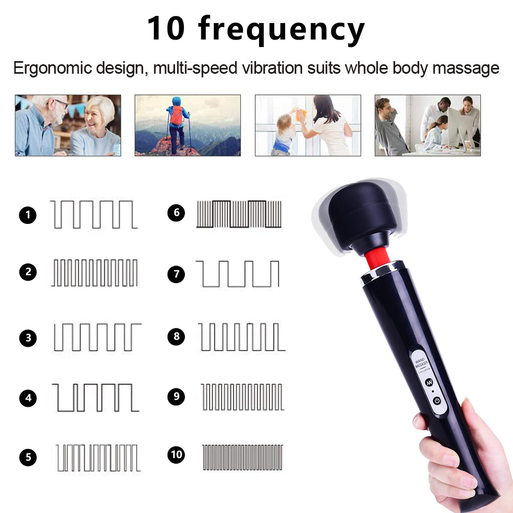 Magic Wand – Leistungsstarkes, kabelloses Vibrationsmassagegerät